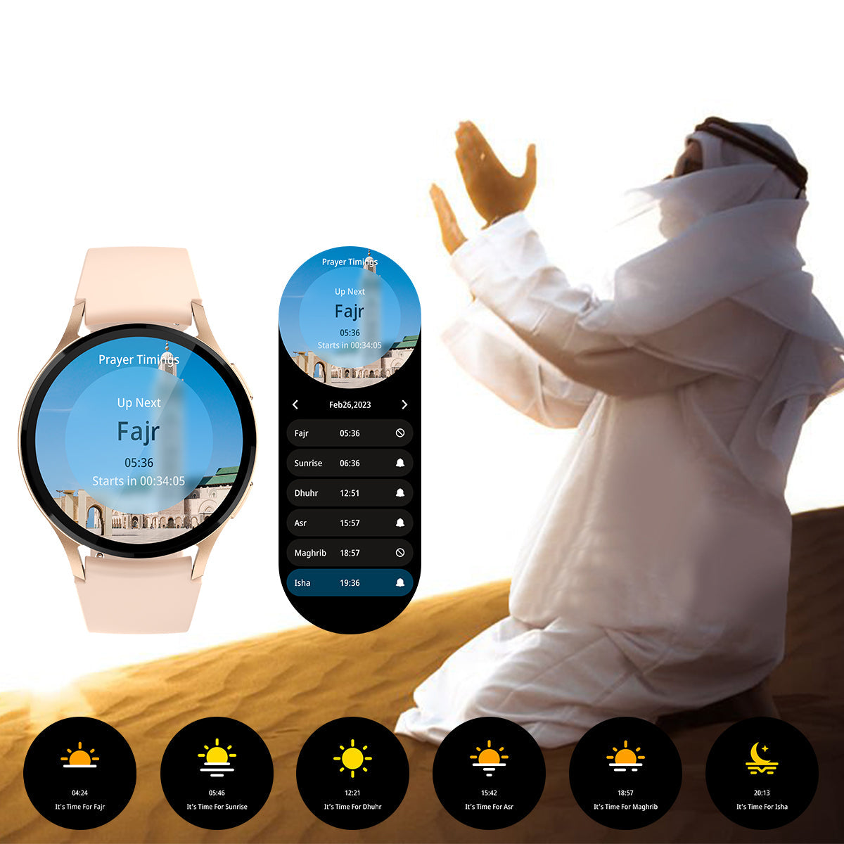Colmi i28 Ultra smartwatch with Muslim prayer features, advanced health tracking, 10-day battery life, and IP68 waterproof rating.