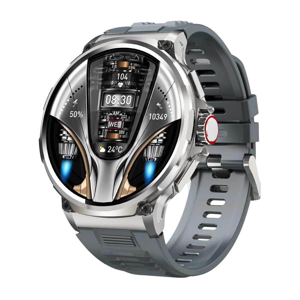 COLMi V69 Smart Watch - 1.85 Inch Large Display, Health Monitoring, Waterproof & Stylish Silver